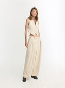 Pantalon Chelsea | Blanc ivoire