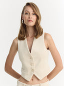 Gilet Chelsea | Blanc ivoire