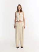 Pantalon Chelsea | Blanc ivoire