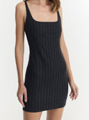 Vestido Rachel | Rayas grises