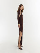 Vestido Jil | Marrón