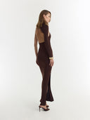 Vestido Jil | Marrón